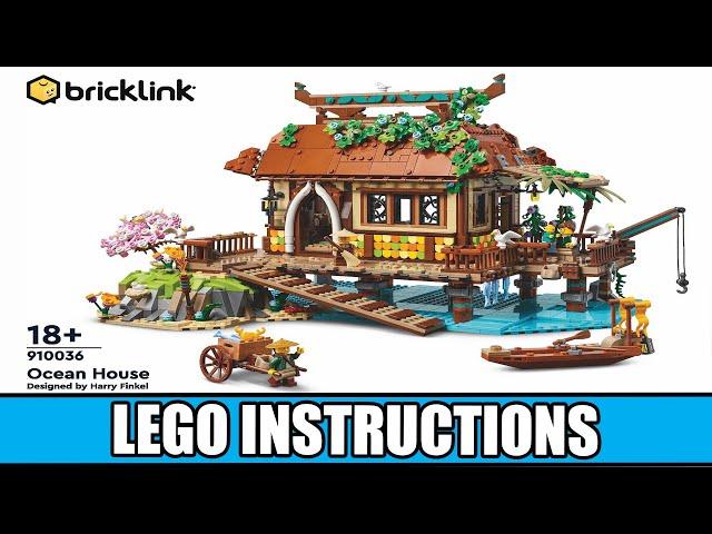 LEGO Instructions - Bricklink - 910036 - Ocean House - Designer Program Series 2