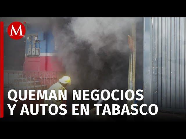 Se reportan asaltos, quemas y ejecuciones en Tabasco hoy 10 de octubre