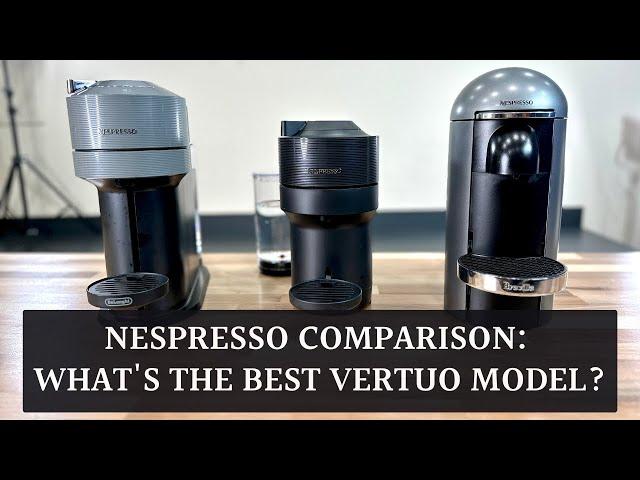 Nespresso Vertuo Next vs Plus vs Pop: complete feature comparison