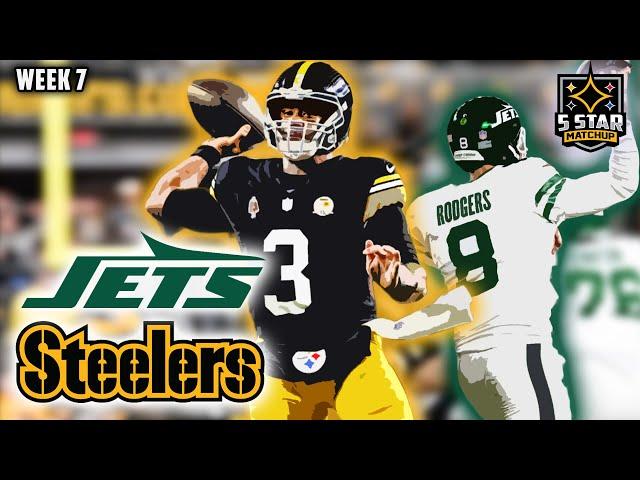 Russell Wilson Cooks! Jets vs Steelers Week 7 Highlights | 5 Star Matchup [Uncut]