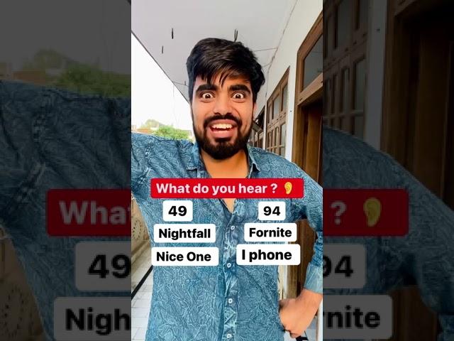 What are you hearing? comment || Top Viral Instagram Reel #shorts #ytshorts Dushyant Kukreja