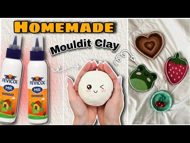 HomeMade Mouldit Clay In 50 Rs only | *in just 5 minutes* | DIY handmade Mouldit clay