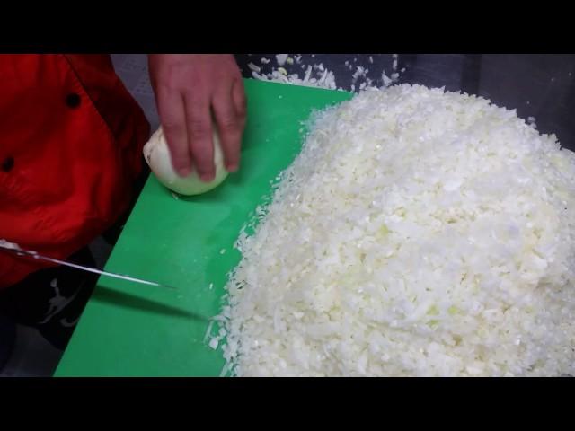 How to chop onions fast N easy with a sharp knife @chef3440