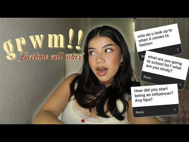 a chitchat grwm  let’s catch up besties (this feels like a facetime call hehe) 🫶