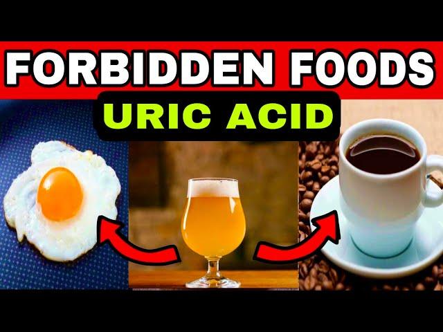 6 FORBIDDEN Foods for HIGH URIC ACID and the 6 Best to LOWER URIC ACID