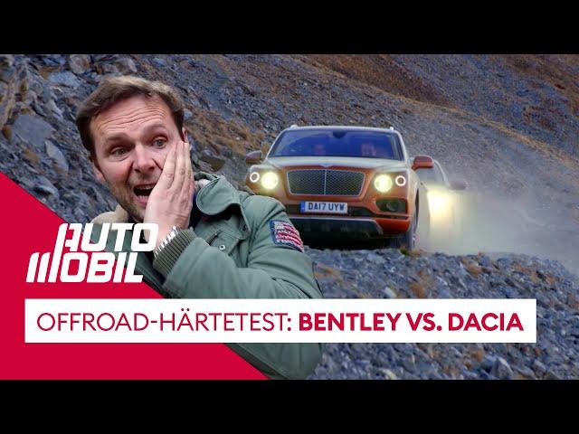 Gefährlichste Straße Europas - BENTLEY BENTAYGA vs. DACIA DUSTER vs. ALFA ROMEO STELVIO | auto mobil