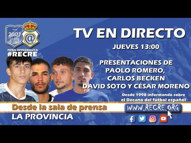 En directo: presentaciones de Paolo, Becken, Soto y Moreno