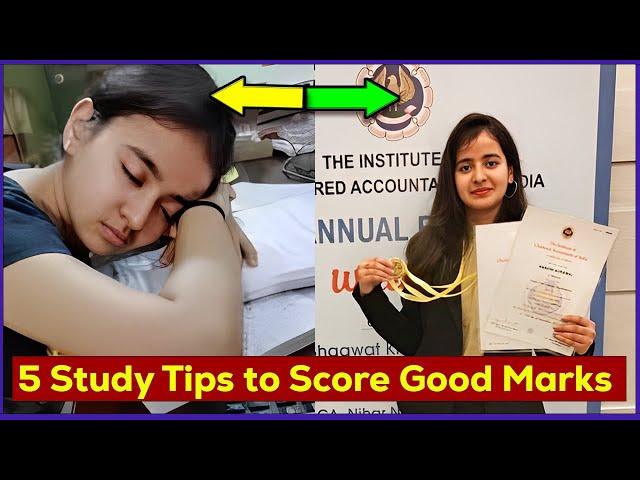 How I Studied for my Exams | AIR 1 Study Tips and Tricks | CA Nandini Agrawal