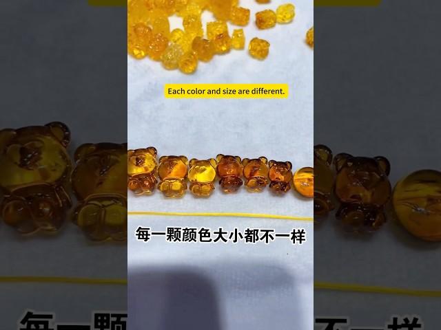 原创琥珀手串originally designed amber bracelet