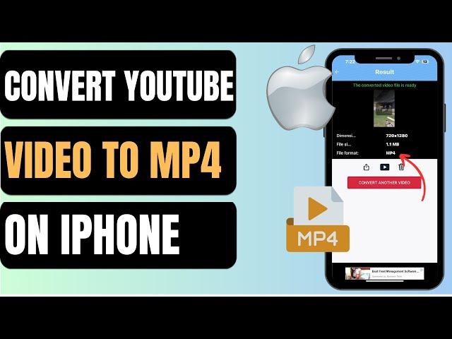 How To Convert Youtube Video To MP4 On Iphone | Quick & Easy