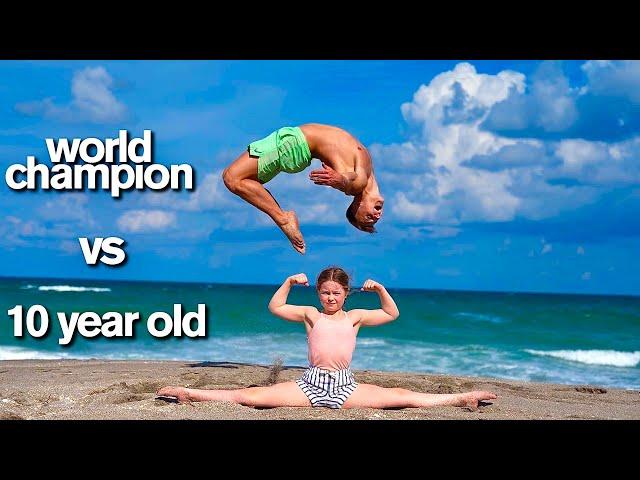 KID vs ADULT - Extreme Acro Gymnastics Competition