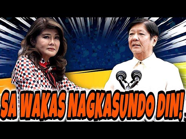 IMEE MARCOS AT PBBM NAG KASUNDO NA?!