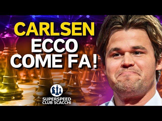 ALLUCINANTE | ECCO PERCHÈ CARLSEN BATTE TUTTI AD OCCHI CHIUSI