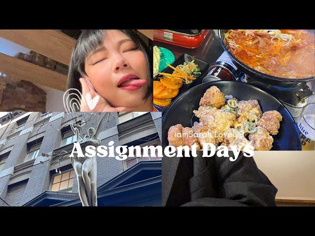 Melbourne Vlog| Assignment Days| Obsessed with Croissant