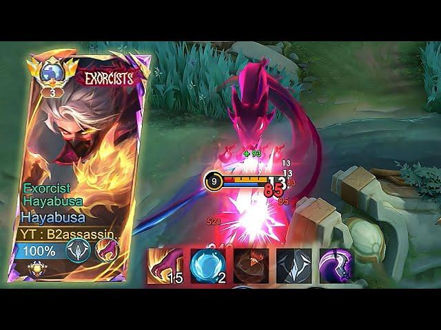 HAYABUSA CRAZY COMBO 1HIT |TOP GLOBAL HAYABUSA -Mobile Legends