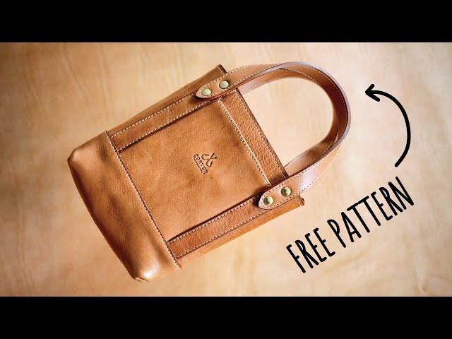 You Can Make this Leather Mini Tote :)