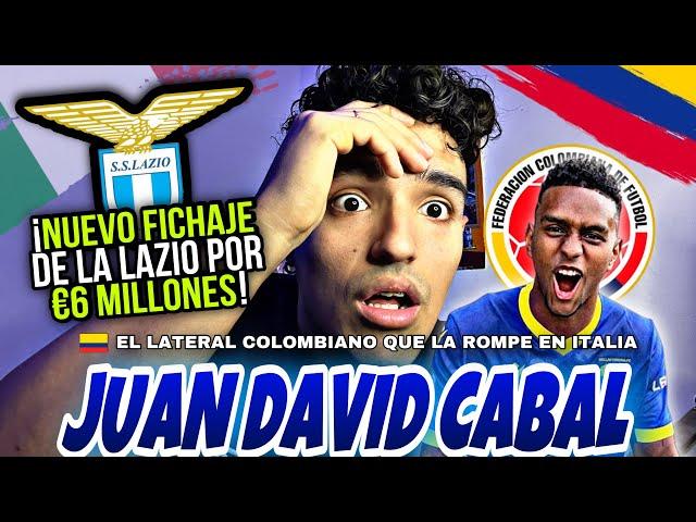 REACCIÓN AL LATERAL COLOMBIANO QUE ¡HIPNOTIZA CON SU JUEGO EN LA SERIE A! (JUAN DAVID CABAL) 