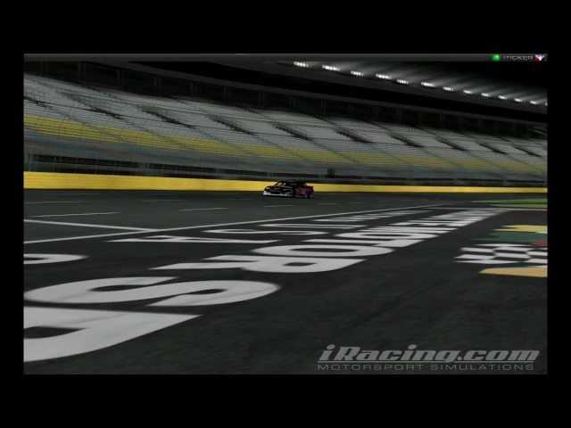 Eugene Mozgunov celebrates victory in iRacing. [sound]