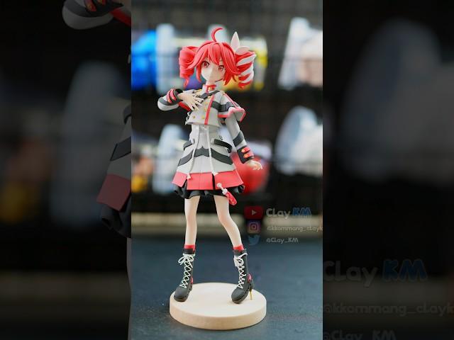 Kasane Teto SV  Making Clay Art Doll Figure