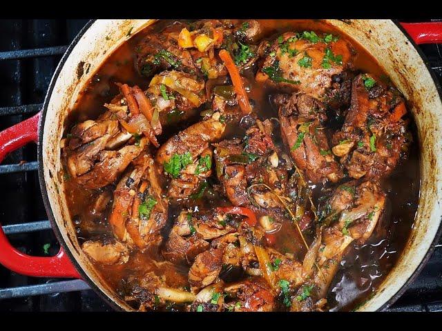 The Ultimate Jamaican Brown Stew Chicken | CaribbeanPot.com