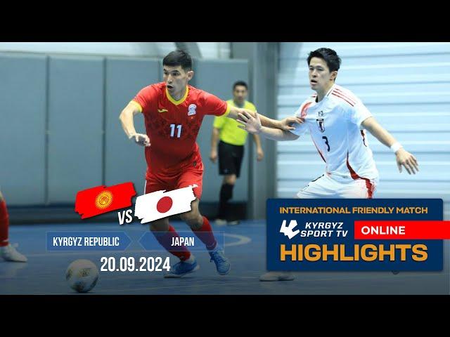 HIGHLIGHTS | Kyrgyzstan - Japan | Futsal | International Friendly Match | 2024