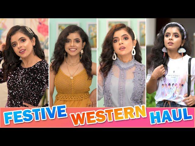  DIWALI *WESTERN* SHOPPING Haul for *DURGA PUJA*  | Meesho | Munna Unplugged #SahiSahiLagayaHai