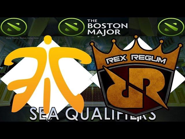 Fnatic VS Rex Regum Qeon | Boston Major | Dota 2 Full Game 7.14