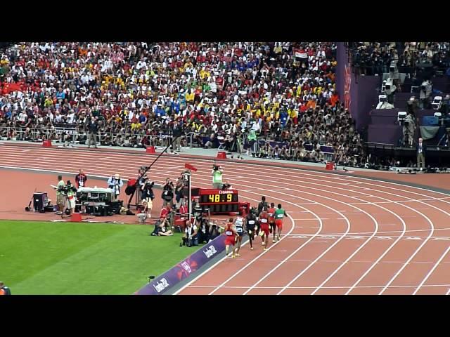 London 2012 - 800 m : David Rudisha 1'40"91