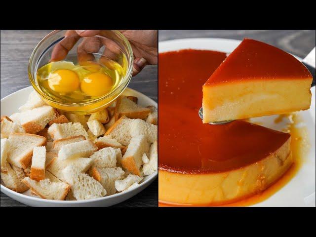 Just Add Egg With Bread, You Can Make Amazing Cold Dessert For Ramadan | Homemade Delicious Dessert