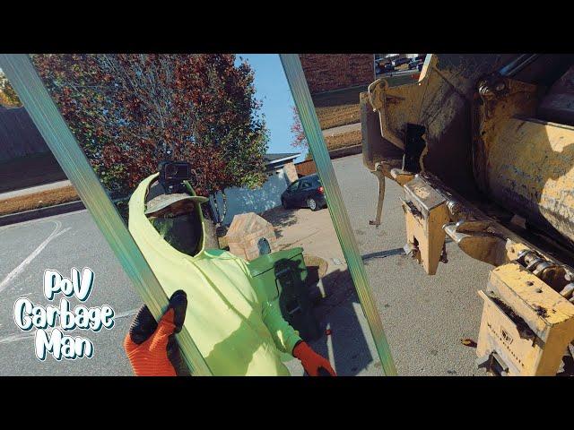 POV: Garbage Man Manual Trash Collector | 4K FUll UHD ASMR
