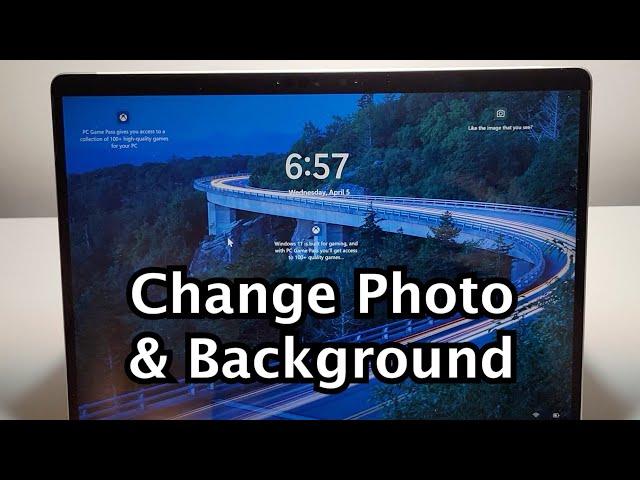 How to Change Lock Screen Picture & Wallpaper - Windows 11 or 10 PC