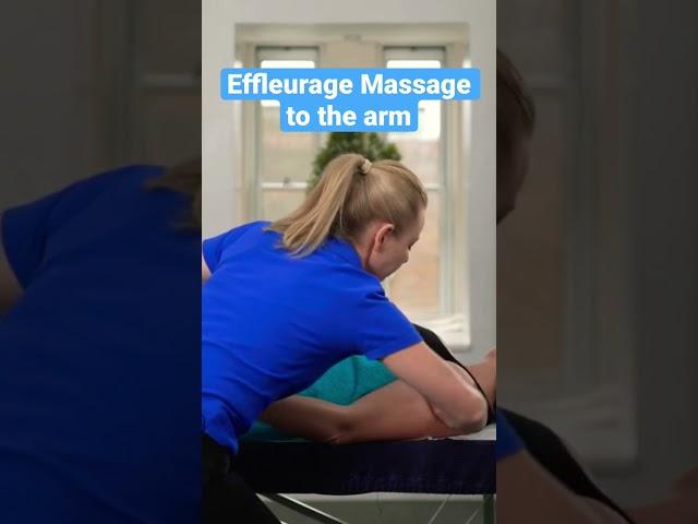 Effleurage Massage to the arm