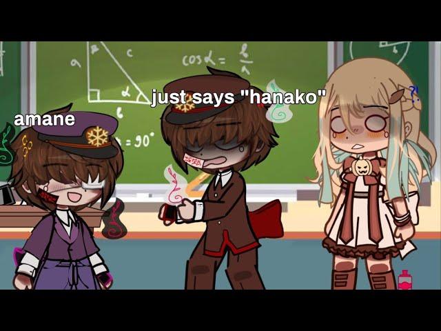 hanako teaching tsukasa how to say his name. || short skit || gacha tbhk || didn't work