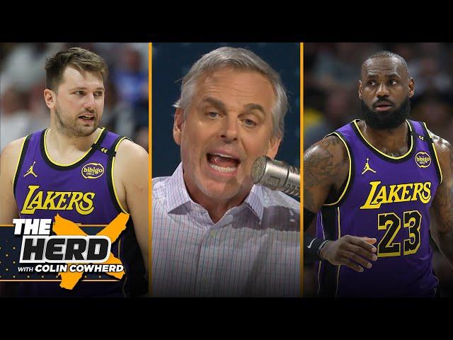 Lakers beat Mavs, LeBron scores 16 in 4th quarter, Did Los Angeles win the Luka trade? | THE HERD