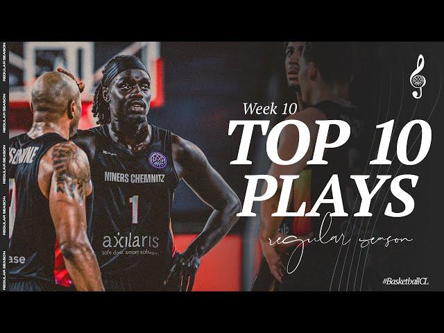 Top 10 Plays | Week 10 | #BasketballCL 2024-25