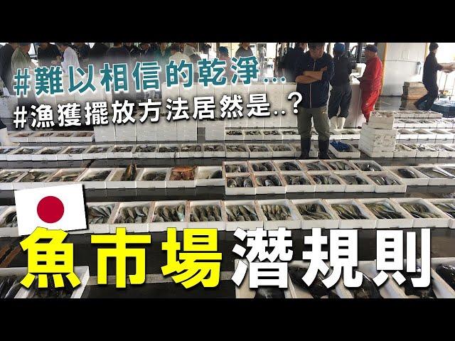 日本批發魚市場超多潛規則 ? !  來東九州縣下最大魚市場！看日本職人示範極速活締血拔 !  (4集/？？） ft.大分漁協鶴見支店 Japan fishmarket