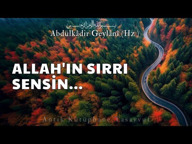 Allah'ın Sırrı Sensin | Abdulkadir Geylani Hz. | Sesli Kitap