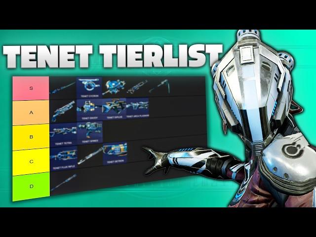 The ULTIMATE TENET TIERLIST In Warframe!