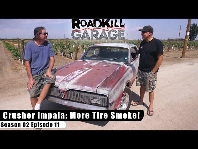 Crusher Impala: More Tire Smoke! - Roadkill Garage S02E11 - Reality Car TV Show