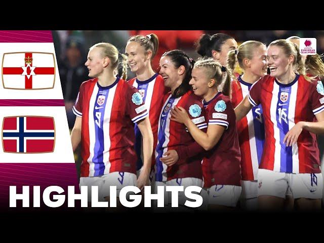 Northern Ireland vs Norway | Highlights | Women's Euro Qualifiers 29-11-2024