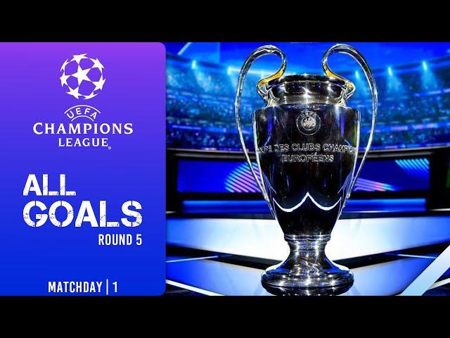 UEFA CHAMPIONS LEAGUE | ROUND 5 | All GOALS | MATCHDAY 1 #allgoals #uefachampionsleague #resumen