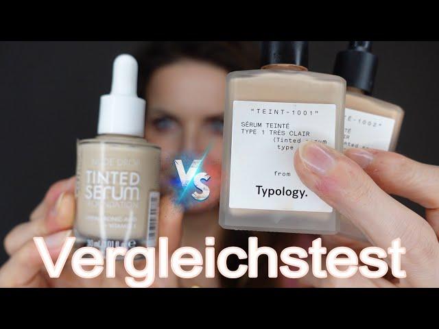 Typology Tinted Serum vs Catrice Nude Drops I Schlägt die Drogerie das franz. Traumprodukt?