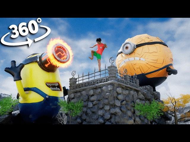 Minion Mel Takes on Jerry and iShowSpeed in EPIC Battle 360 VR