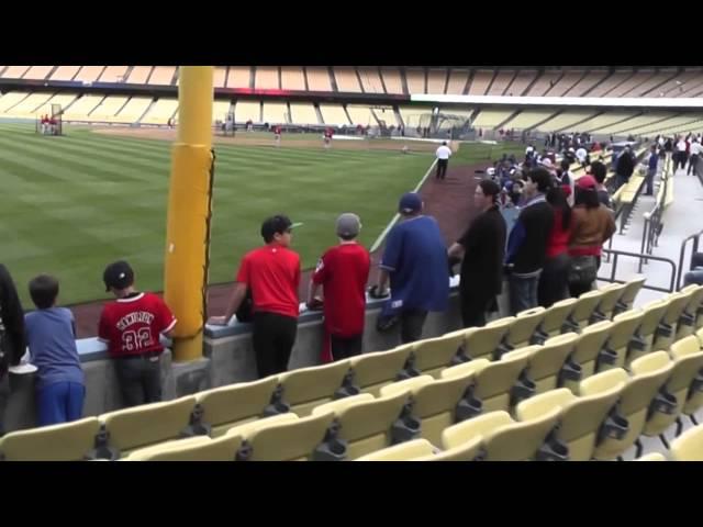 Dodger Stadium Renovations to the Bullpen, Field Level Concourse and 3rd Baseline Seating 3-29-13