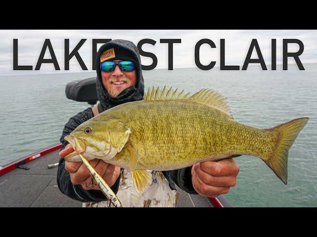 Spring Smallmouth Fishing At Lake St. Clair - BEST BAITS