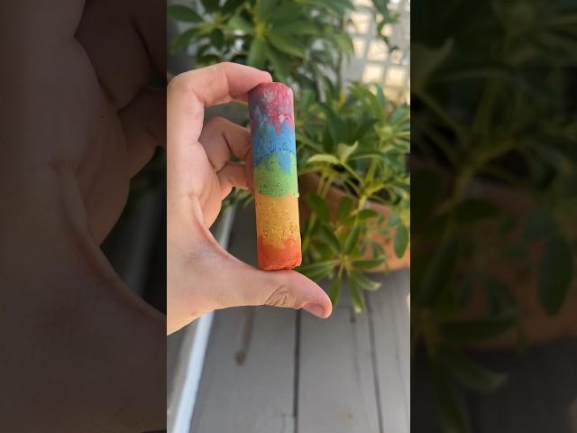 how to make rainbow chalk￼