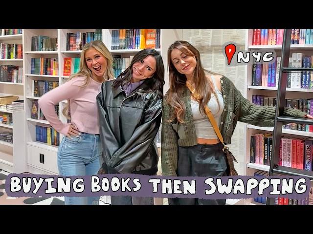 READING DIARIES ⭐️ | book swapping with besties, romance only bookstore in NYC, & haul!