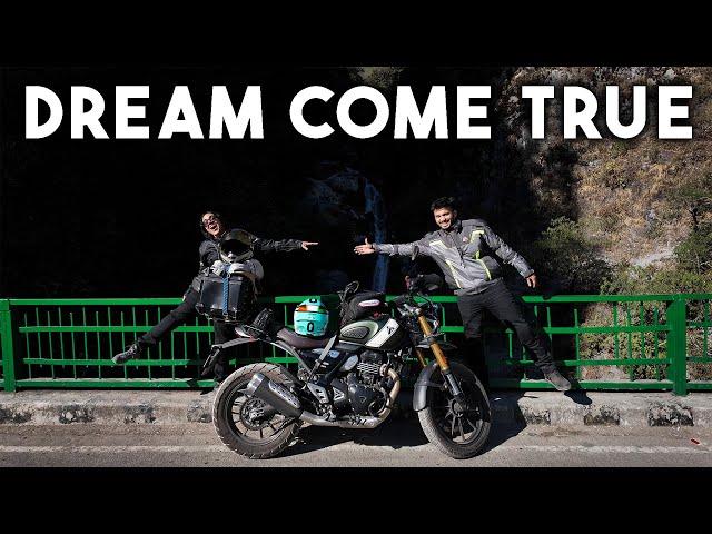 A dream come true | Riding in the mountains | Triumph Scrambler 400x