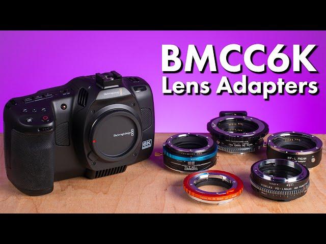 Pro Lens Adapters for the Blackmagic Cinema Camera 6K