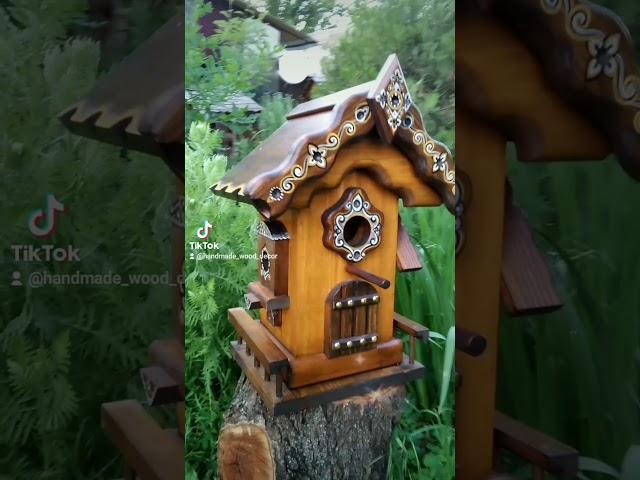 Деревянный декор своими руками. Синичник.
